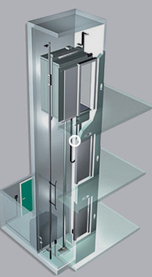 Azionamento idraulico 1000KG dell'elevatore VVVF di Roomless LMR della macchina