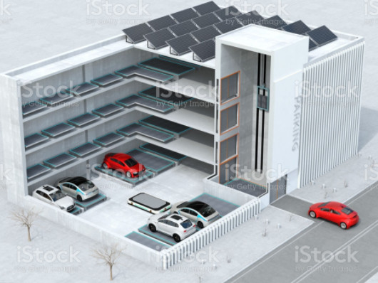 l'elevatore di parcheggio di costruzione del veicolo 0.75m/s solleva la trazione di CA VVVF dell'ICP