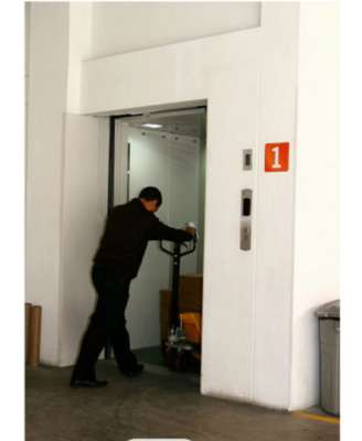 Elevatore di trasporto del magazzino dell'azionamento di avoirdupois con locale macchine 3000KG