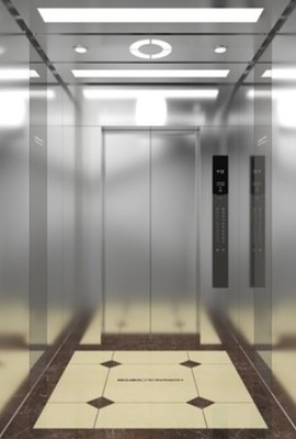 Ascensori per persone domestici di controllo SS304 dell'invertitore dell'elevatore VVVF del passeggero 1600KG