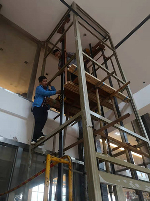 elevatore di vetro residenziale delle persone dell'elevatore 4 della casa di 0.63m/s 320KG Shaftless