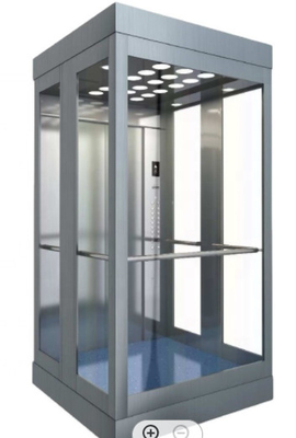 Elevatore di vetro rotondo del quadrato residenziale