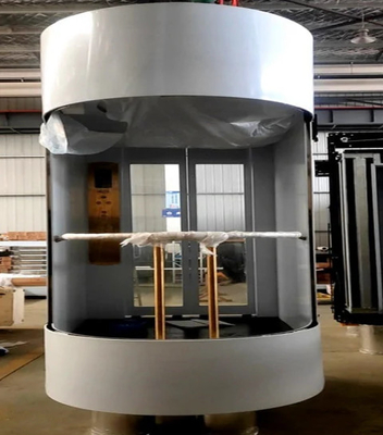 Ascensore Gearless del motore delle persone panoramiche residenziali di vetro dell'elevatore 6 del quadrato