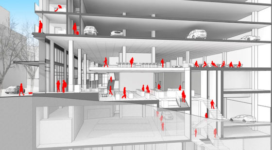 Rivelatore infrarosso della cellula fotoelettrica dell'ascensore dell'elevatore dell'automobile di FUJI 3000KG