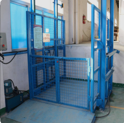 piatto di acciaio all'aperto dello spruzzo dell'ascensore dell'elevatore del carico di 0.5m/s 2000KG